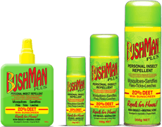 BUSHMAN PLUS AEROSOLS